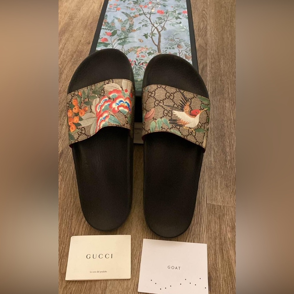 Gucci Superme slide “multicolor”